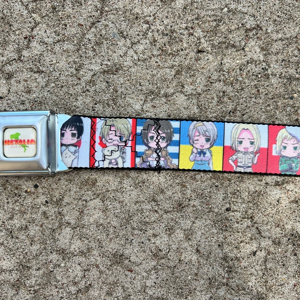 Hetalia Seatbelt Buckle Belt - Anime